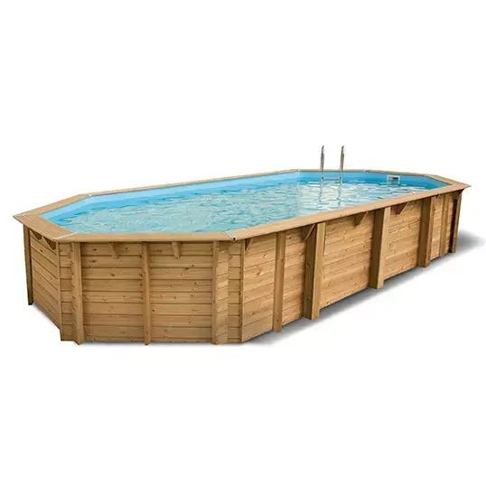 Ubbink Houten Zwembad Azura Compleet - 400x750x130 cm - afbeelding 1