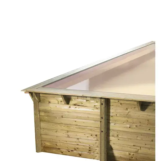 Ubbink Houten Zwembad Azura Compleet - 400x750x130 cm - afbeelding 4