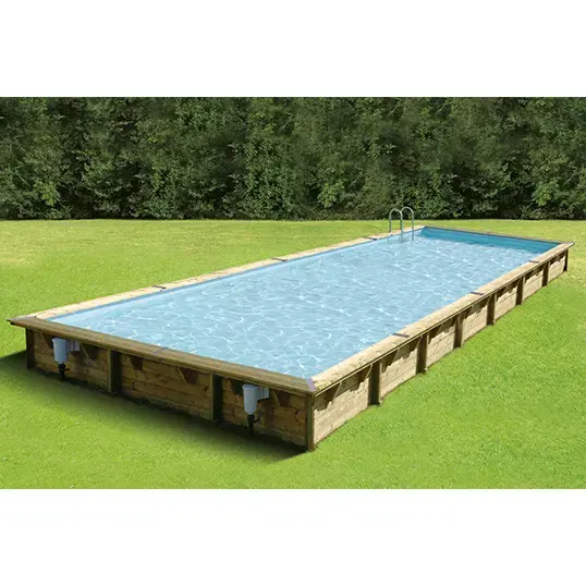 Ubbink Houten Zwembad Linéa Compleet - 500x1100x140 cm - afbeelding 1