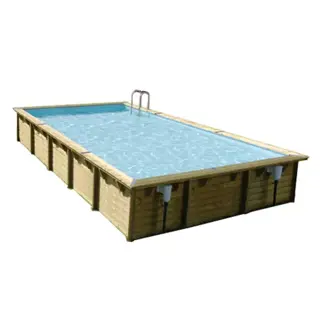 Ubbink Houten Zwembad Linéa Compleet - 500x800x140 cm - afbeelding 1