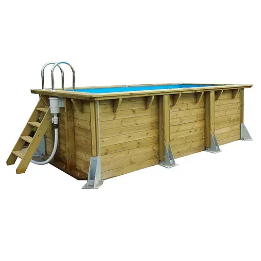 Ubbink Houten Zwembad Linéa UrbanPool Compleet - 250x450x140 cm - afbeelding 1